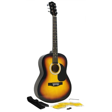Rockjam Martin Smith W-100-SB-PK Acoustic Guitar Kit